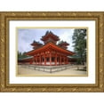 thumbnail image 1 of Flaherty, Dennis 24x17 Gold Ornate Wood Framed with Double Matting Museum Art Print Titled - Japan, Kyoto, Heian Jingu Shrine, Shinto shrine, 1 of 4