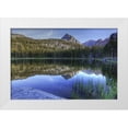 thumbnail image 1 of Flaherty, Dennis 24x17 White Modern Wood Framed Museum Art Print Titled - California, Sierra Nevada Grass Lake reflection, 1 of 4
