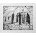 thumbnail image 1 of Flaherty, Dennis 24x20 White Modern Wood Framed Museum Art Print Titled - UT, Canyonlands NP, Horseshoe Canyon Pictographs, 1 of 4