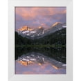 thumbnail image 1 of Flaherty, Dennis 25x32 White Modern Wood Framed Museum Art Print Titled - USA, California Marsh Lake at sunrise, 1 of 4