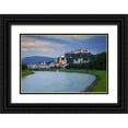 thumbnail image 1 of Flaherty, Dennis 32x23 Black Ornate Wood Framed with Double Matting Museum Art Print Titled - Austria, Salzburg View along the Salzach River, 1 of 4