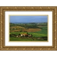 thumbnail image 1 of Flaherty, Dennis 32x23 Gold Ornate Wood Framed with Double Matting Museum Art Print Titled - Italy, Tuscany Val dOrcia countryside, 1 of 4