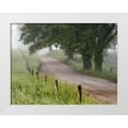 thumbnail image 1 of Flaherty, Dennis 32x25 White Modern Wood Framed Museum Art Print Titled - Tennessee, Great Smoky Mts A road in Cades Cove, 1 of 4