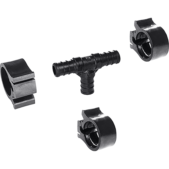Flair-It PEXLock Plastic PEX Tee - Single Pack Residential Use, Standard Application