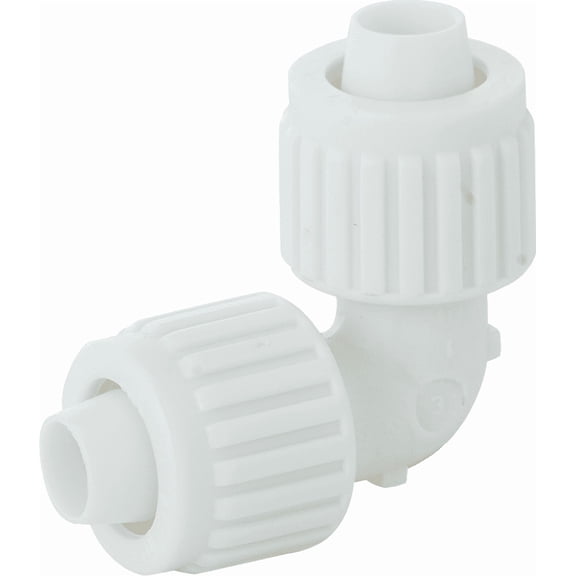 Flair-It Plastic Compression PEX Elbow - Pack of 4  Residential Use, Standard Application