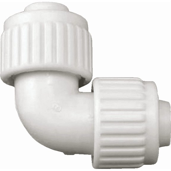 Flair-It Plastic Compression PEX Elbow - Single Pack  Residential Use, Standard Application