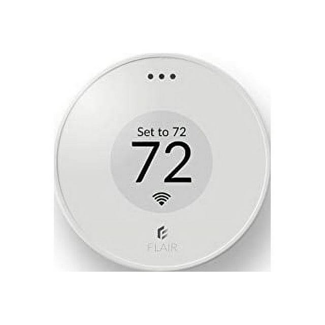 Flair Puck, WiFi Wireless Thermostat (Pearl White). Controls Flair