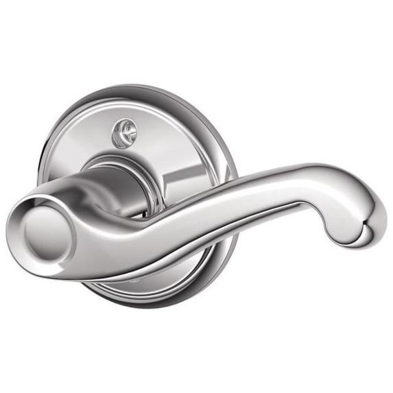 Flair Right Handed Lever Non-Turning Lock, Bright Chrome (F170 FLA 625 RH)