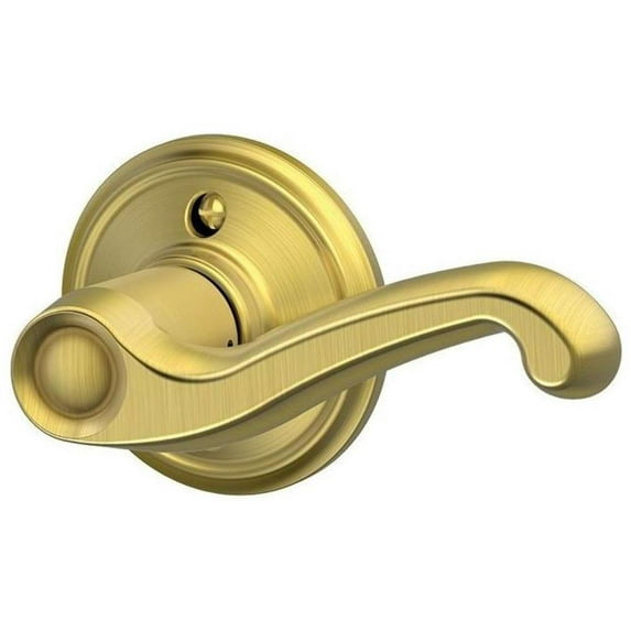 Flair Right Handed Lever Non-Turning Lock, Satin Brass (F170 FLA 608 RH)