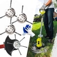 thumbnail image 1 of Flakaclsh Weed Eater Attachment, Universal Steel Wire Grass Trimmer Head (1, 3 Blades), 1 of 6