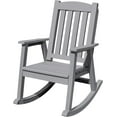 thumbnail image 1 of Flamaker Outdoor Rocking Chairs, PP Material Patio Rocking Chairs All Weather Resistant, Heavy Duty Rockers with High Back for Patio Backyard Porch (Gray), 1 of 14