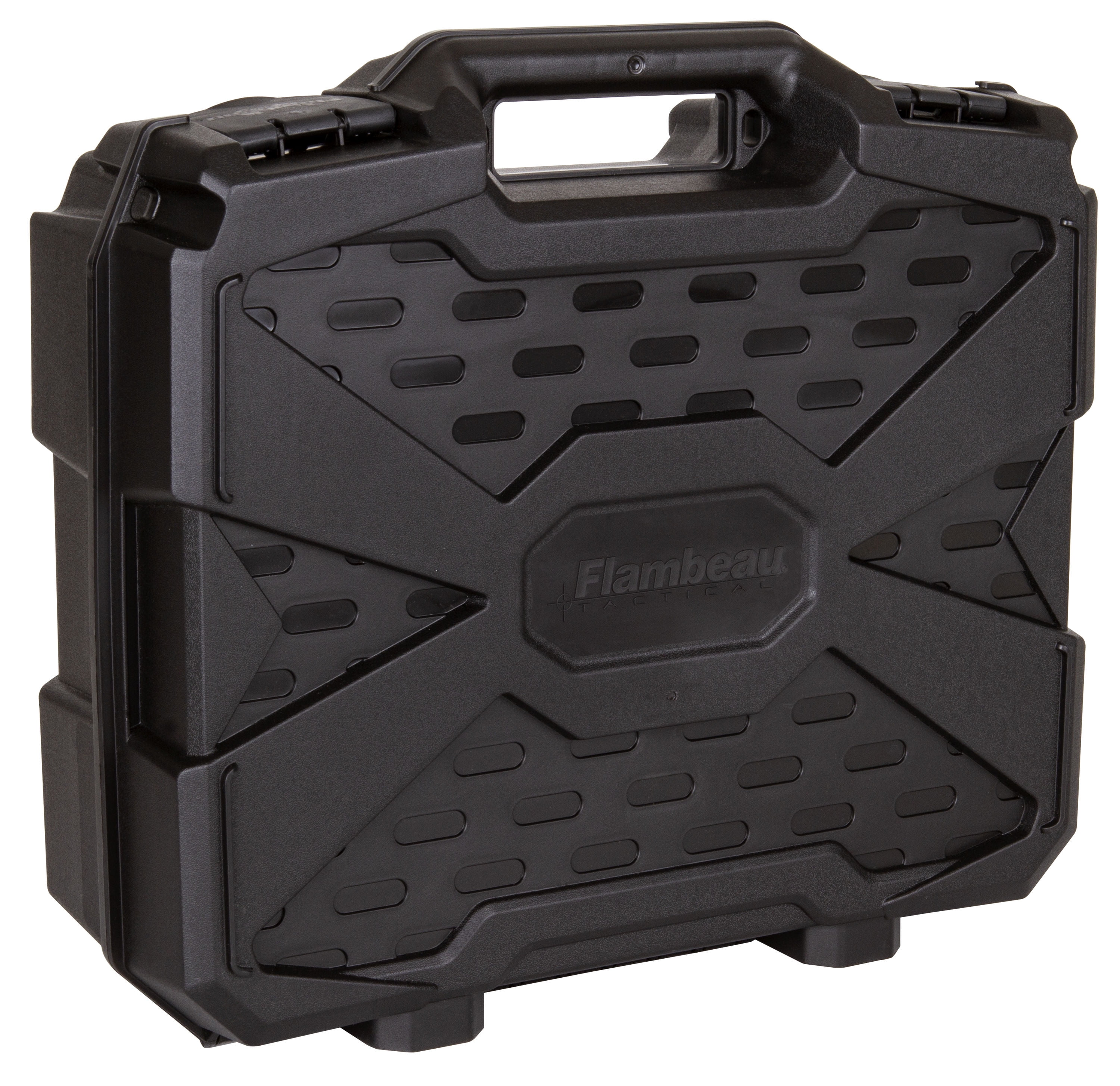Flambeau 1511DDP Tactical Pistol Case Double Deep 15.25" L x 11.5" W x 4.8" D Polymer Black
