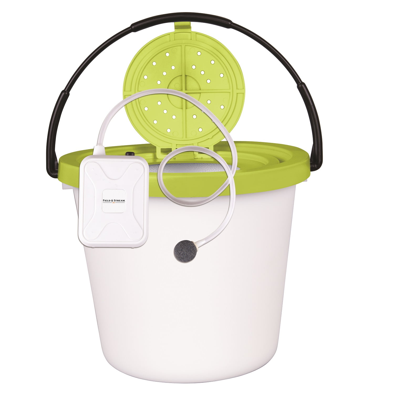 Flambeau 3.5 Gal Insulated Minnow Bucket with Portable Aerator 