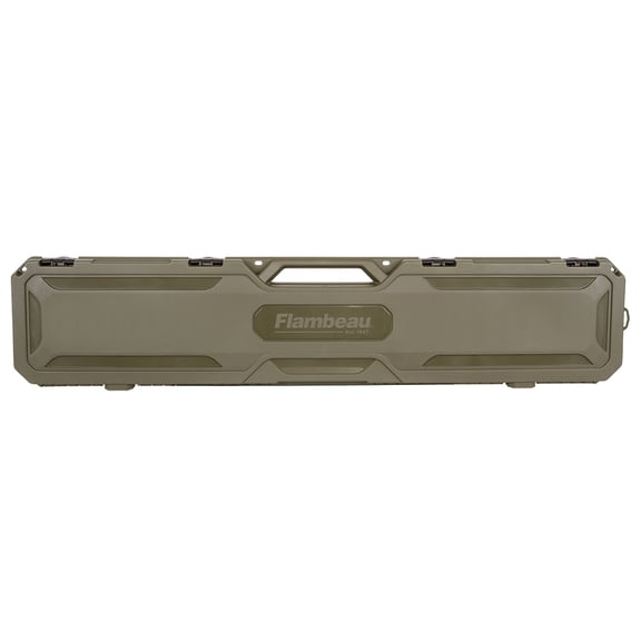 Flambeau 6464FC Safe Shot Field Rilfe/Shotgun Gun Case 49.75" L x 9.8" W x 3" D Polymer Tan