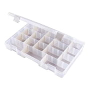 Flambeau Adj Comprt Bx,Dbl,Translucent,1 15/16 in T5007AT