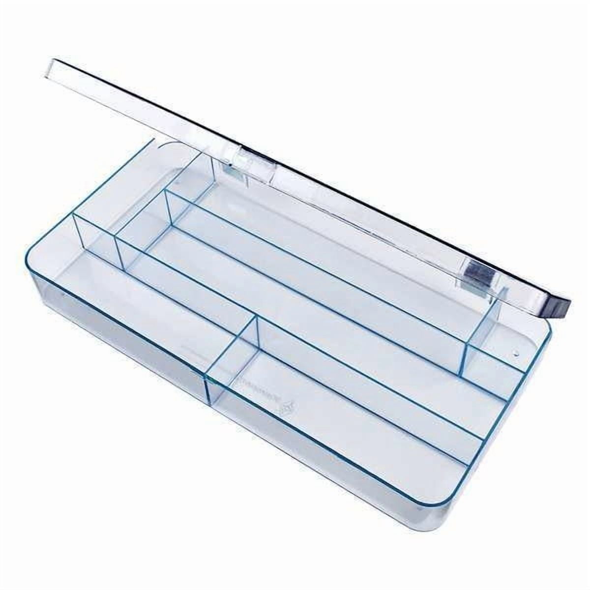 Flambeau Compartment Box,Snap,Clear,1 11/16 in 5130CL