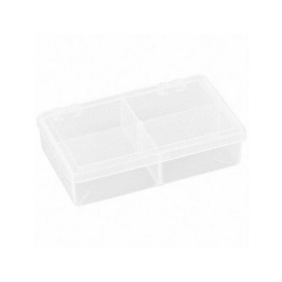 Flambeau Compartment Box,Snap,Clear,1 3/16 in T221