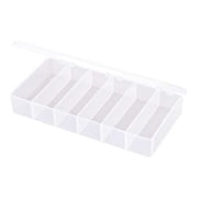 Compartment Box with 6 compartments, Plastic, 1 3/8 in H x 4 in W T203