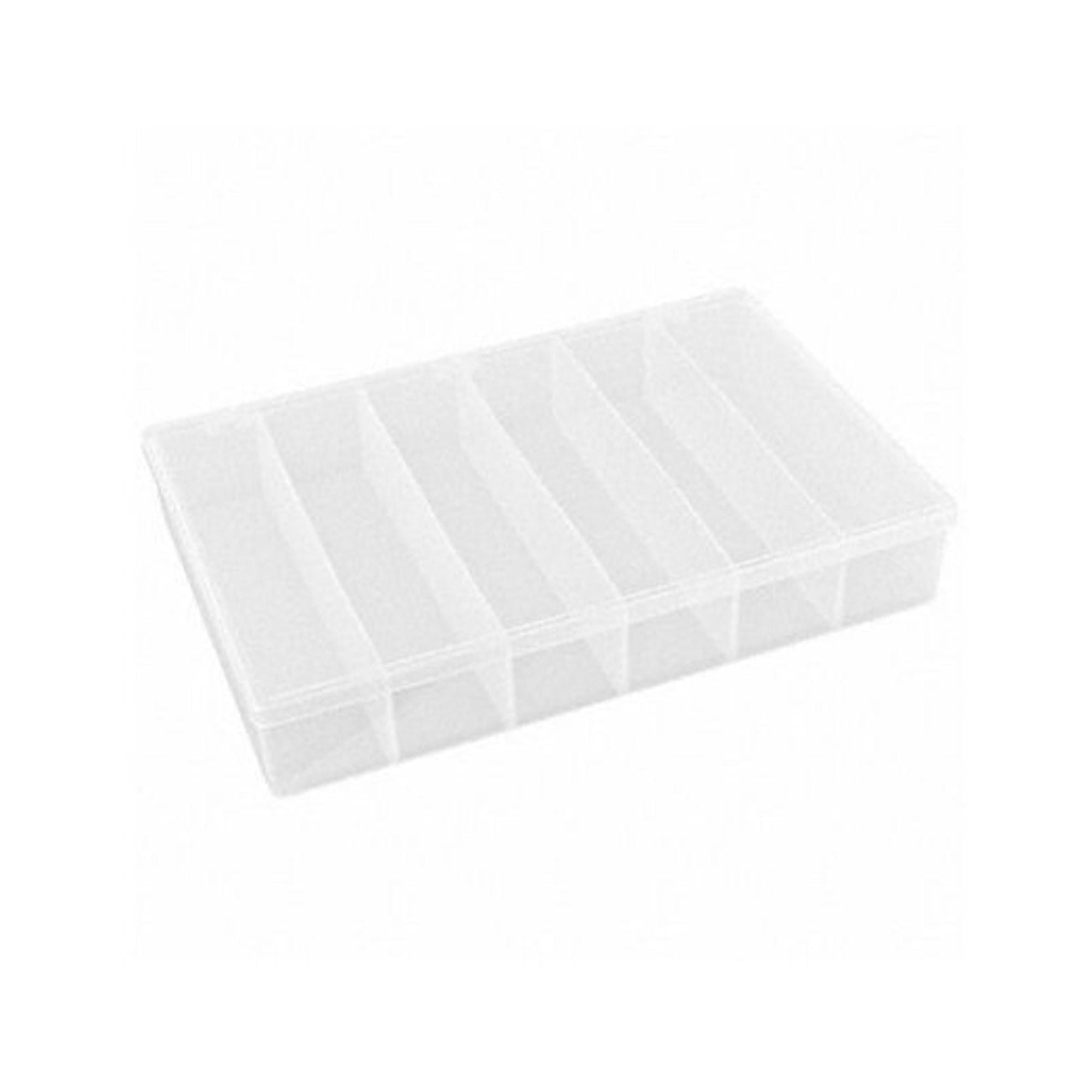 Flambeau Compartment Box,Snap,Clear,2 5/16 in T806