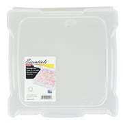 Flambeau Essentials, 26912AE, Scrapbook Box, Craft and Hobby Storage Box, Clear, 12 inches, Plastic