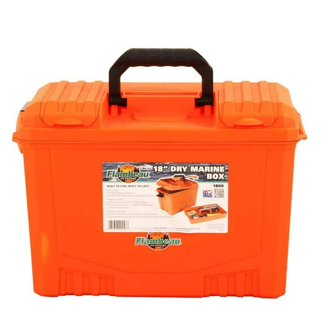 Flambeau Outdoors 1809 18 Inch Marine Dry Outdoor Tackle Storage Box