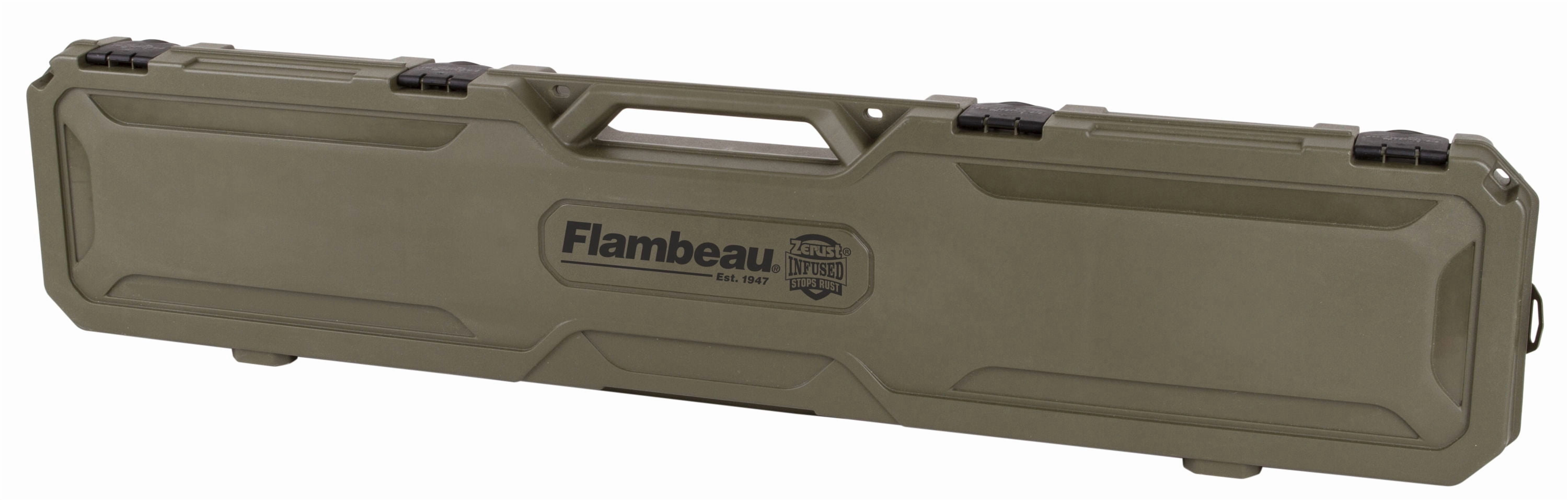 Flambeau Outdoors, 50.5 inches Long Zerust Infused Gun Case, Green, Plastic, 6464FZ