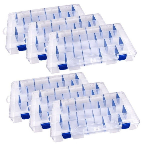 Flambeau Outdoors, 5007WE, 5007 Tuff Tainer, 36 Compartments, 6 Pack, Plastic, Fishing Tackle Box