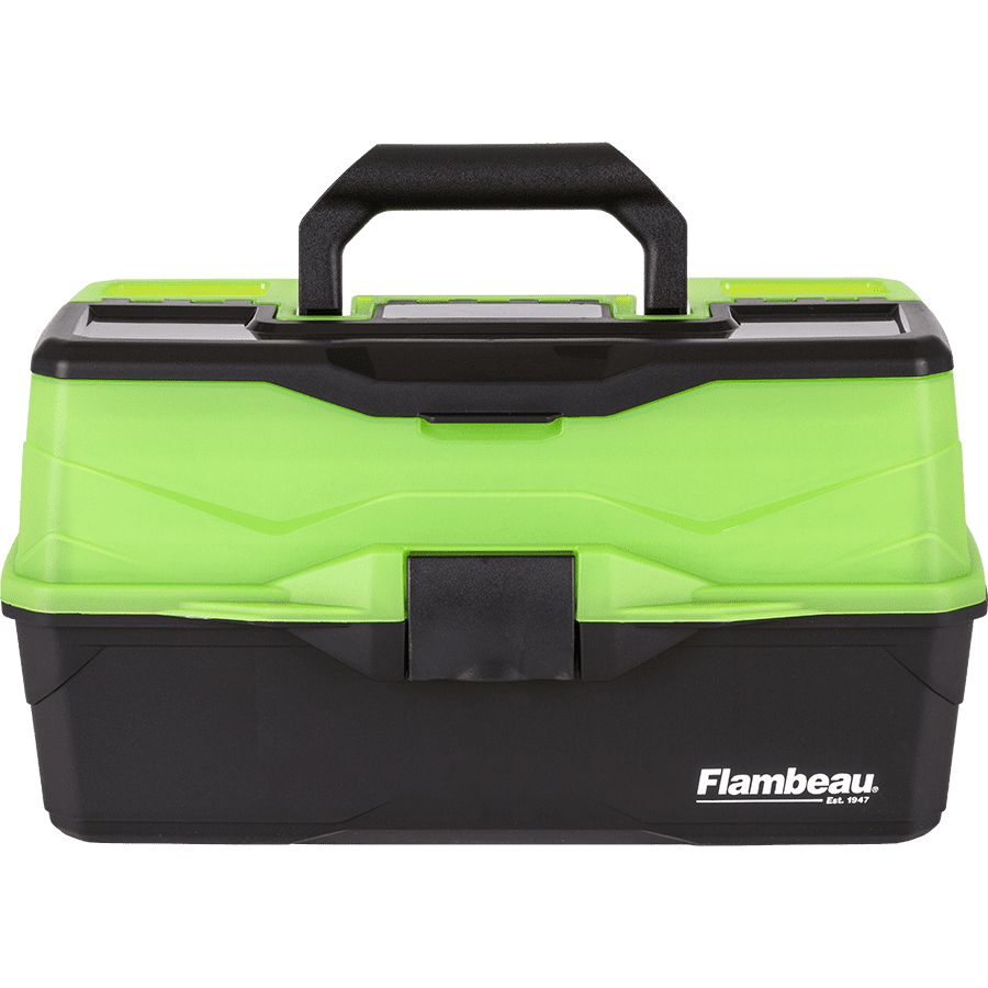 Flambeau 3-Tray Tackle Box - Frost Green
