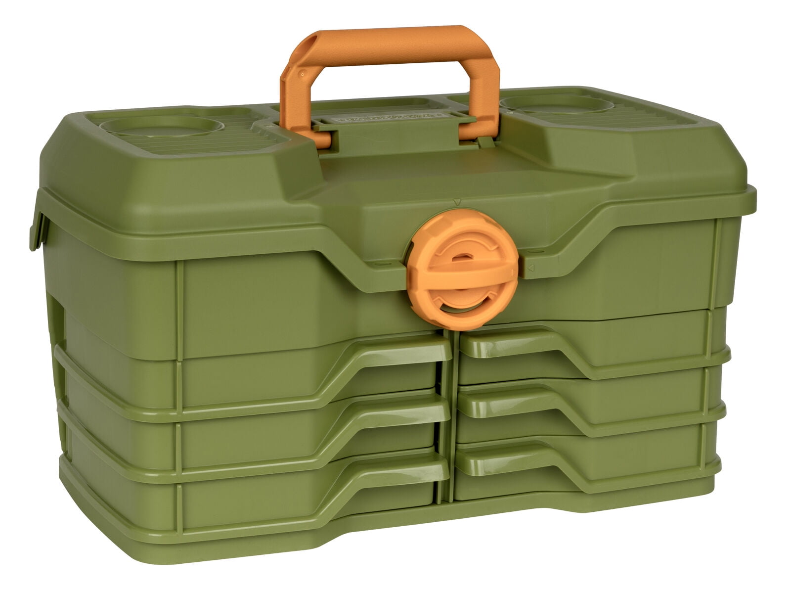 Flambeau Outdoors, NextGen 6/0 Large Tackle Box, 15.5 inches, Fishing Tackle Box, Plastic, Green