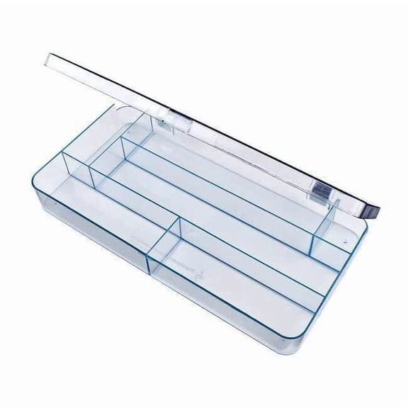 Flambeau Plastic, 6 compartments, 1-1/2 in D x 1 11/16 in H x 6-1/8 in W 5130CL