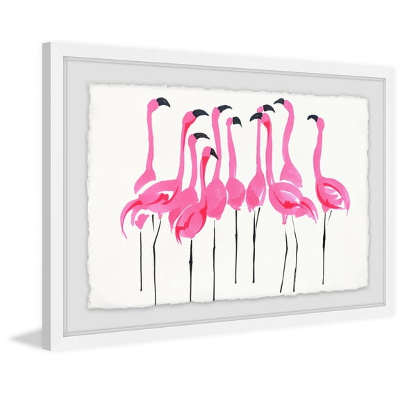 Flamboyance II Framed Painting Print