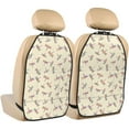 thumbnail image 1 of Flamboyant Dragonfly Print Mats Back Seat Protectors, Car Seat Protector Vehicle Organizers Waterproof Cover Back Seat Cover for Kids with 3 Storage Pockets 2 Pack, 1 of 5