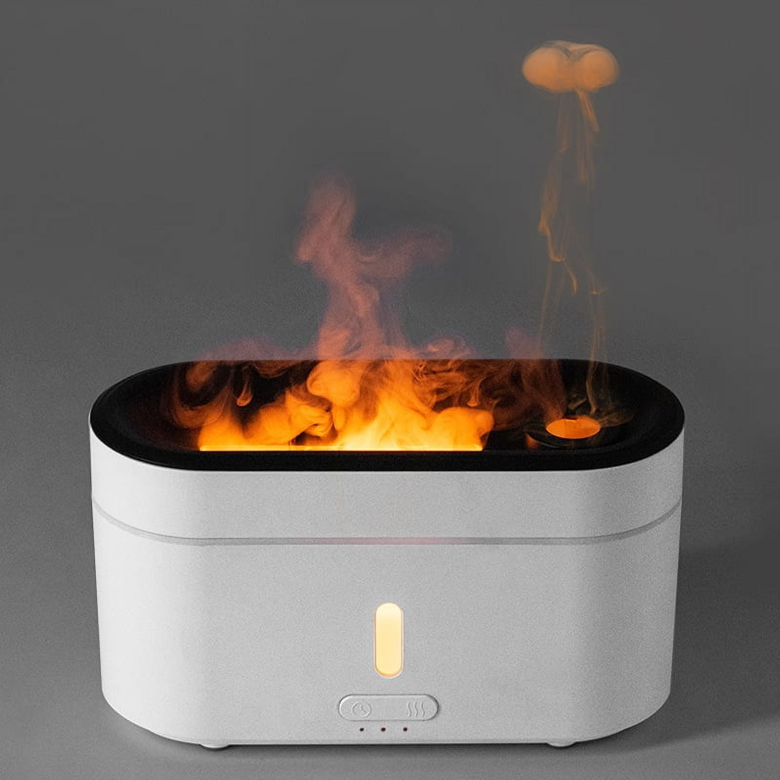 Flame Air Aroma Diffuser Humidifier, Upgraded Noiseless Essential Oil ...