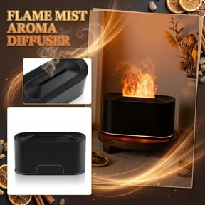 Flame Aroma Diffuser, USB Powered with Simulated Flame Light, 1 Pack Included, for Home Aromatherapy Relaxation