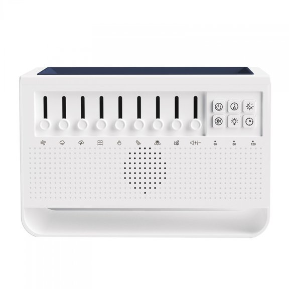 Flame Aromatherapy Diffuser with Bluetooth Speaker, 8 Nature Sounds, 200ml Ultrasonic Humidifier, Sleep Night Light, Timer Auto Shut-Off