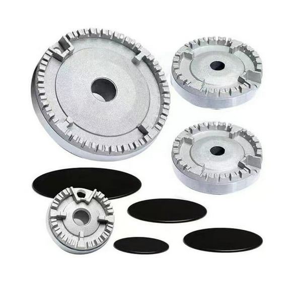 Flame Caps Kit Gas Stove Burners Head Suitable for Most Gas Range Burners