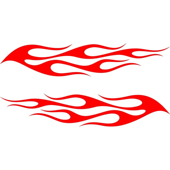 Flame Decals for Cars Trucks Boats SFHF50
