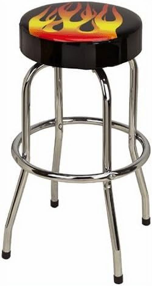 Flame Design Bar Counter Swivel Stool