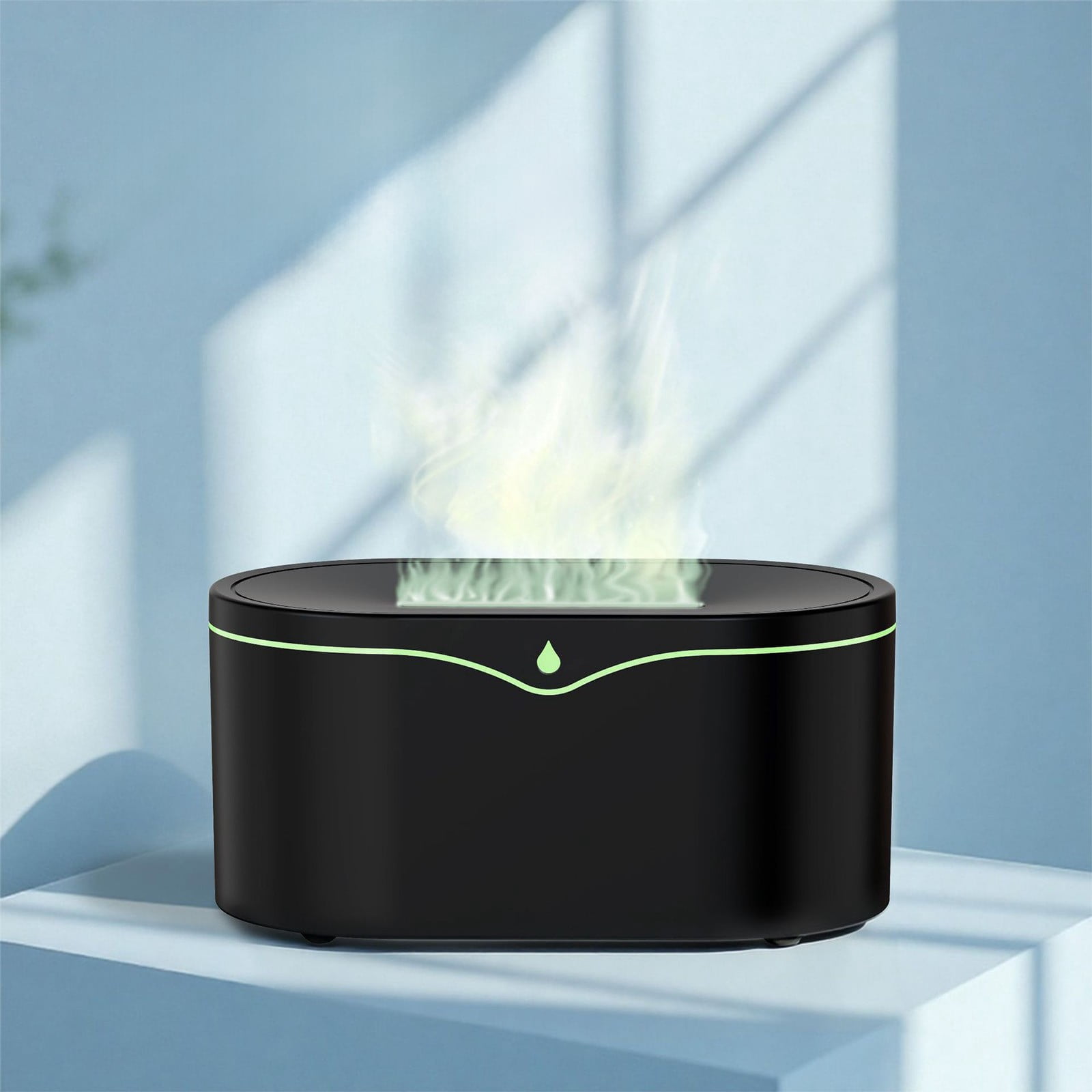 Protective Diffusers Flame Diffuser for Essential Oils, 150ml Ultrasonic Aroma Diffusers ...
