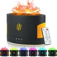 thumbnail image 1 of Flame Diffuser-Volcano Diffuser-with Remote Control, Bluetooth Speaker & White Noise Function, Flame humidifier fire Diffuser for Bedroom Home Office Yoga Gym, 1 of 6