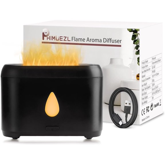 Flame Diffuser for Essential Oils, 200ml Small Oil