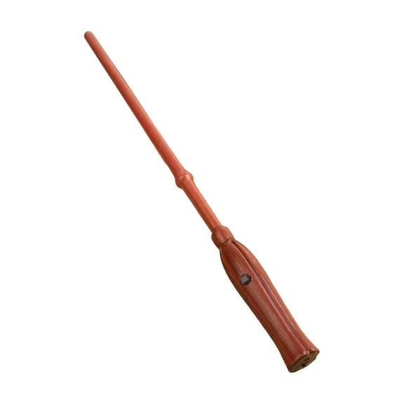 Flame Effect Wizard Wand, Sculpted Handheld Magic Wand, Collectible Prop for Wizard Costume Halloween Party Accessory Gift A
