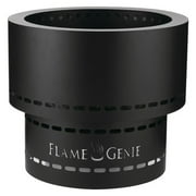 Flame Genie FG-19 19 Inch Smoke Free Outdoor Wood Pellet Fire Pit, Black