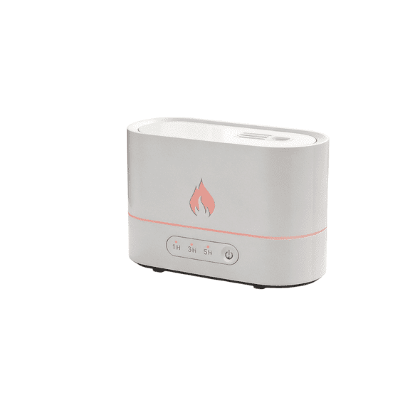 Flame Humidifier Cool Mist Humidifier with Simulated Ice Flame Light Effect, Ultra Quiet Air Humidifier for Bedroom, Office, Home, Aesthetic Room Decor Gift