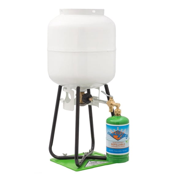 Flame King 14 in. L X 5 in. W 14.1 oz Propane Cylinder Steel 1 pc