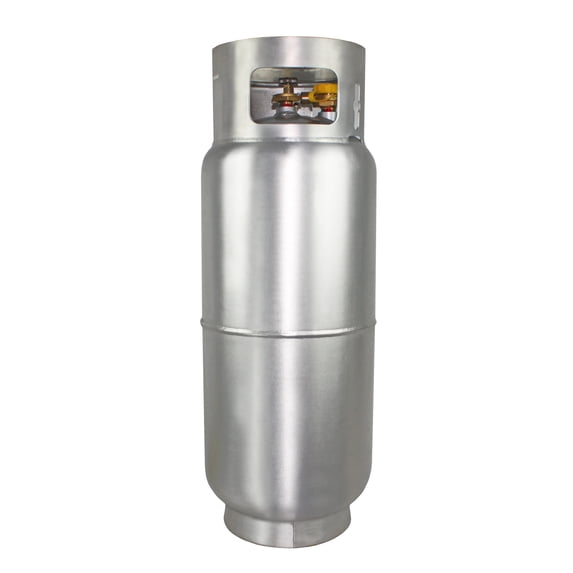 Flame King 43.5LB Aluminum Forklift Propane Tank with Gauge, Corrosion-Resistant, Rust-Free, Lightweight