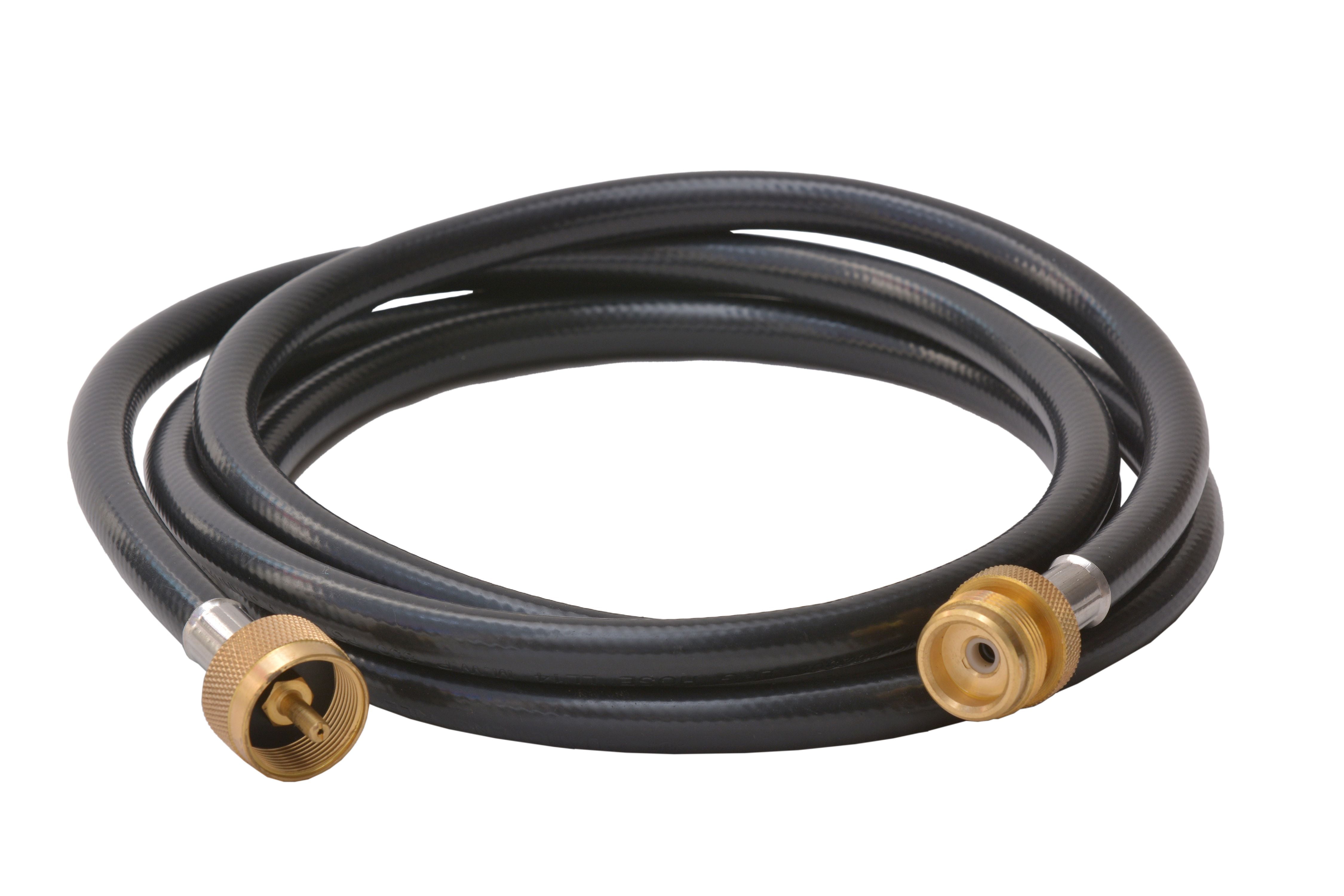 Flame King Hose Adapter Extension to Connect Appliances to RV's Propane Supply, 96 Inches (8 Feet)