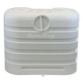 thumbnail image 1 of Flame King Dual 30lb Heavy-Duty Polypropylene Propane Tank Cover Rv for Trailer and Campervans White, 1 of 7