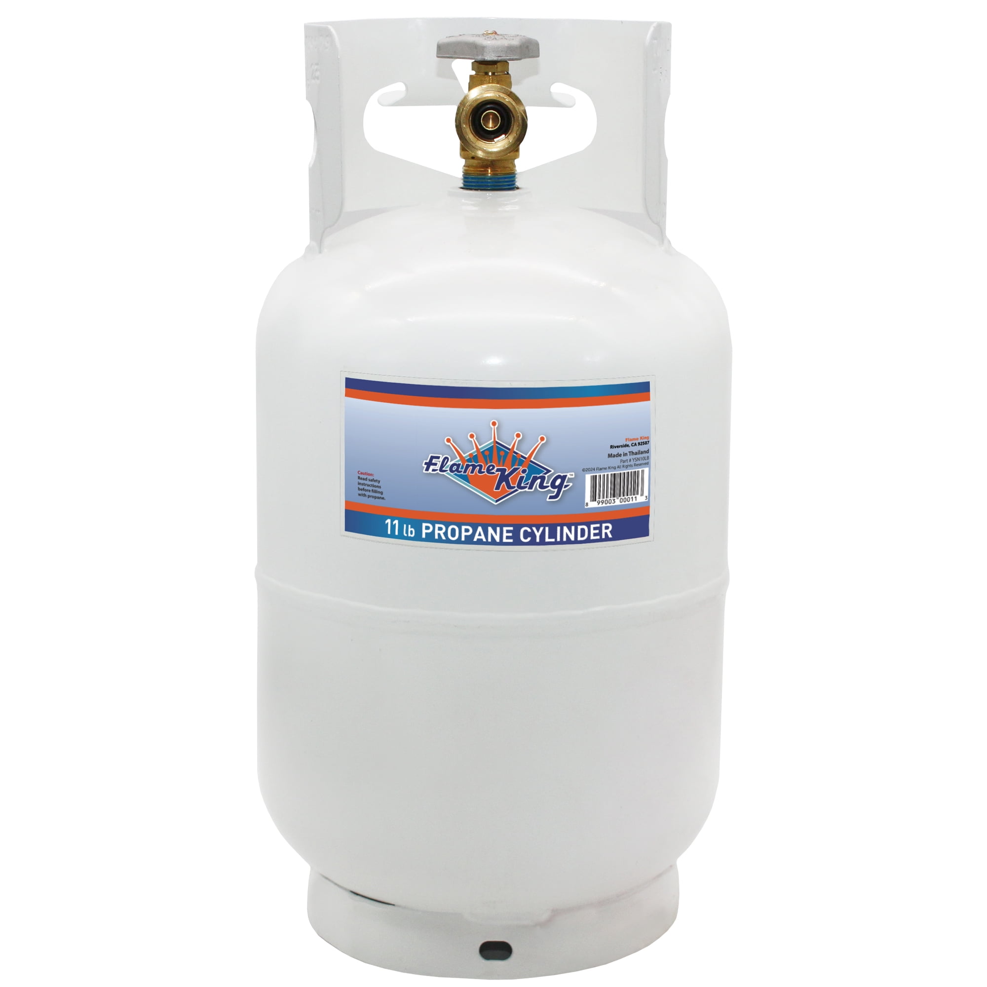 Flame King 10LB Steel Propane Tank, Type1 OPD Valve for Grills & BBQs ...