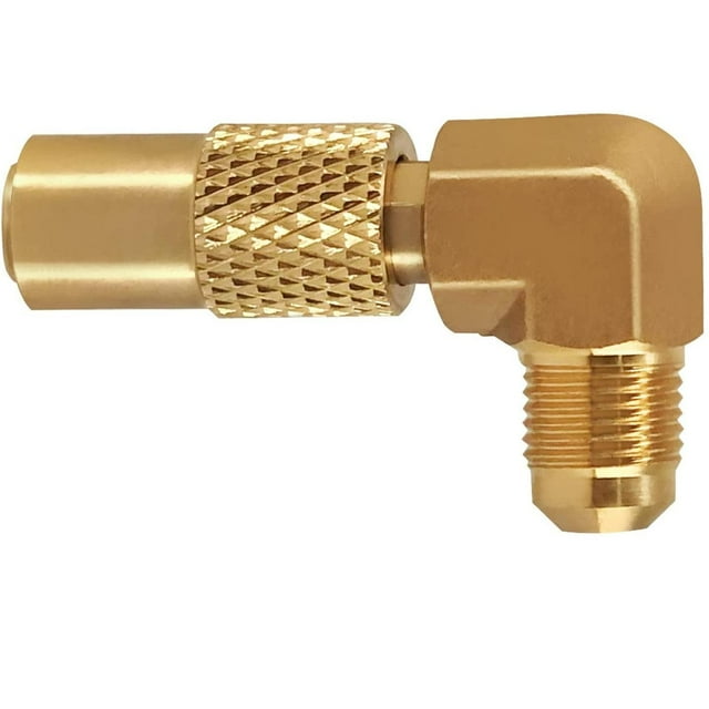 Flame King Propane Elbow Adapter with 3/8" Male Flare for Blackstone